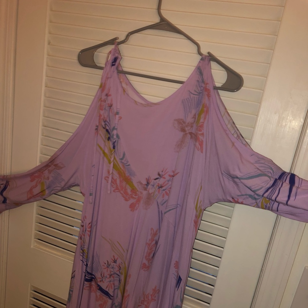 Free people dress with cut out shoulders